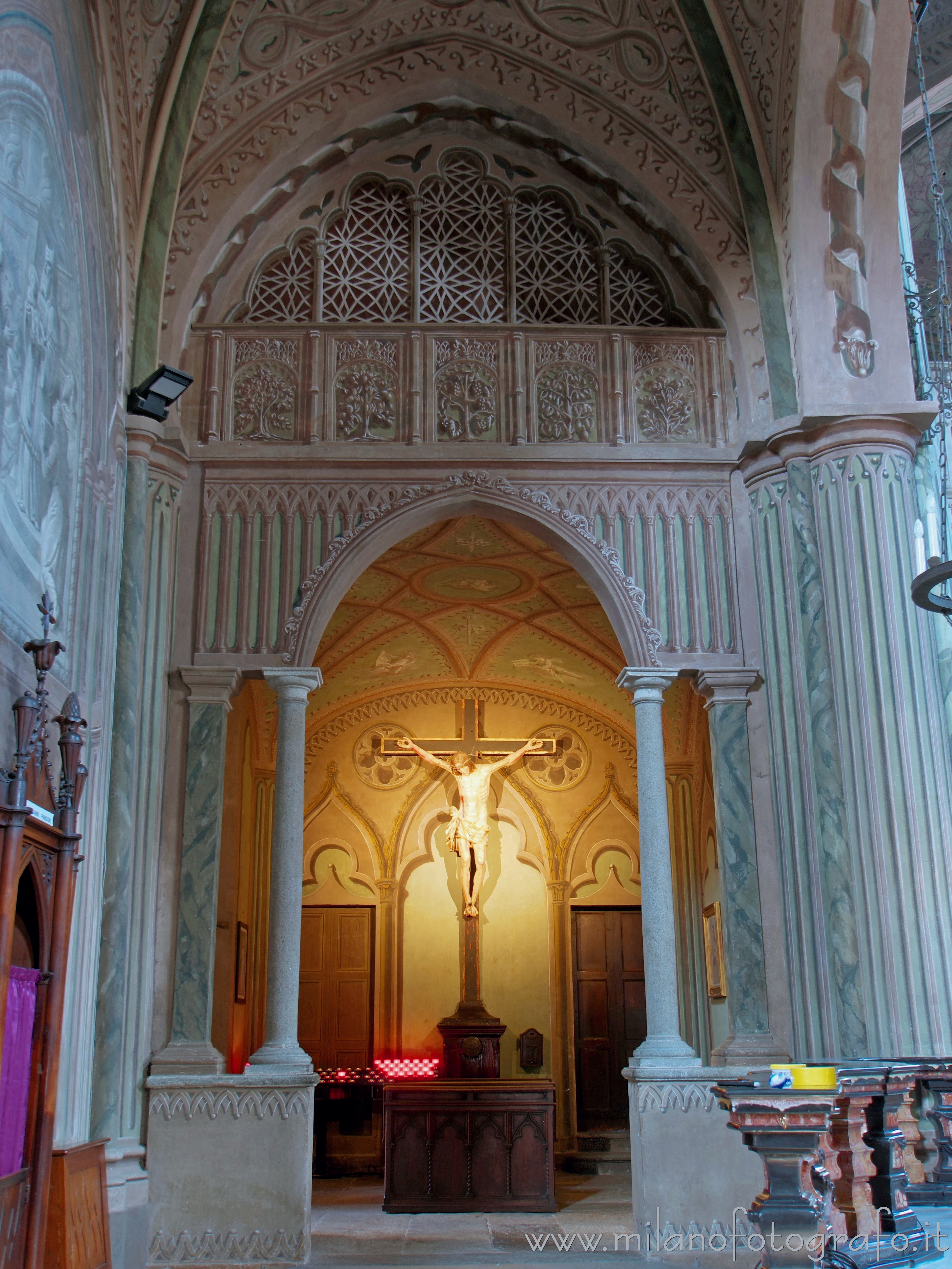 Biella (Italy) - Chapel of the crucifix in the Cathedral of Biella